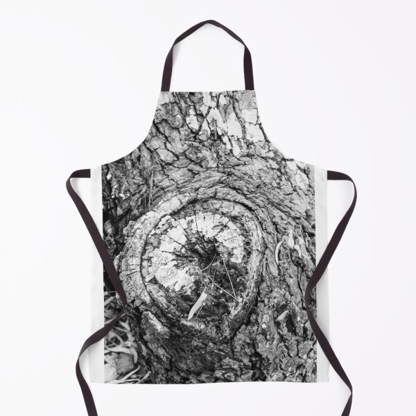 Item preview, Close-Up of Tree Bark Texture with Natural Details in Black and White designed and sold by Nmallia.