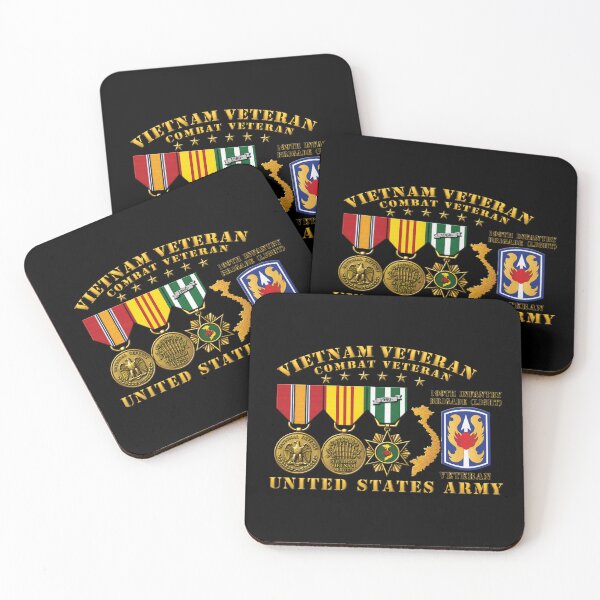 Item preview, Army - Vietnam Vet - w Medals - VN - 199th Infantry Brigade (Light) - 3D Enhanced X 300 designed and sold by Military Insignia Products.