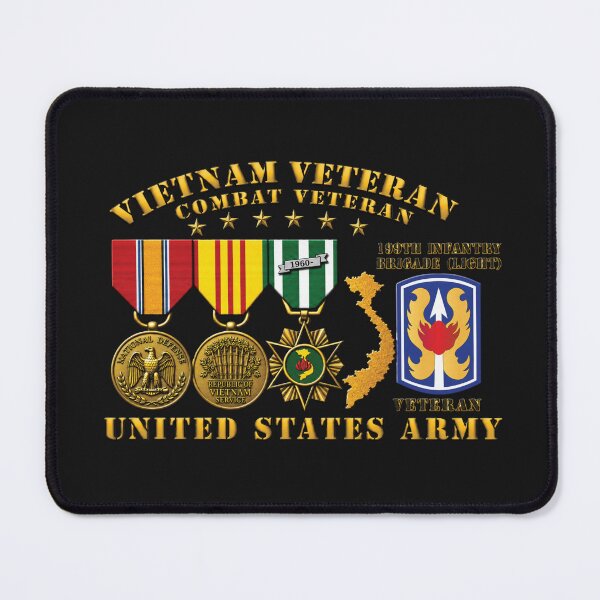 Item preview, Army - Vietnam Vet - w Medals - VN - 199th Infantry Brigade (Light) - 3D Enhanced X 300 designed and sold by Military Insignia Products.