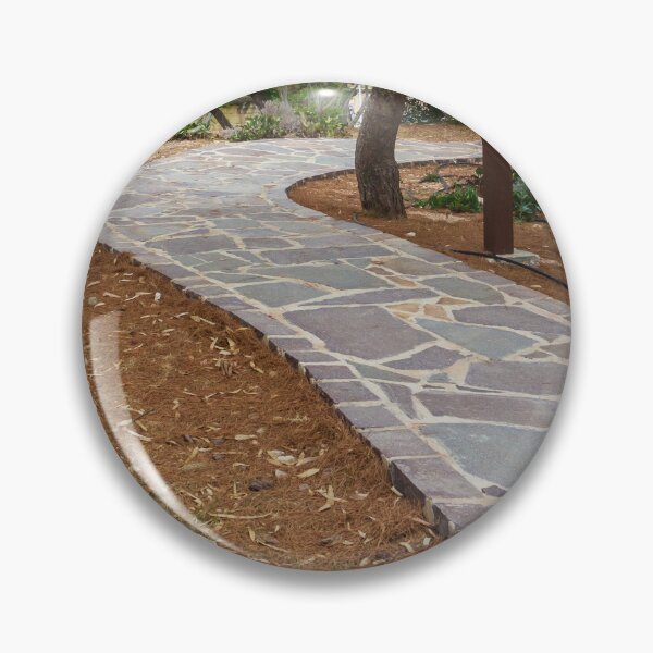 Item preview, Serene Stone Path Through a Peaceful Parkland Surrounded by Mature Trees designed and sold by Nmallia.