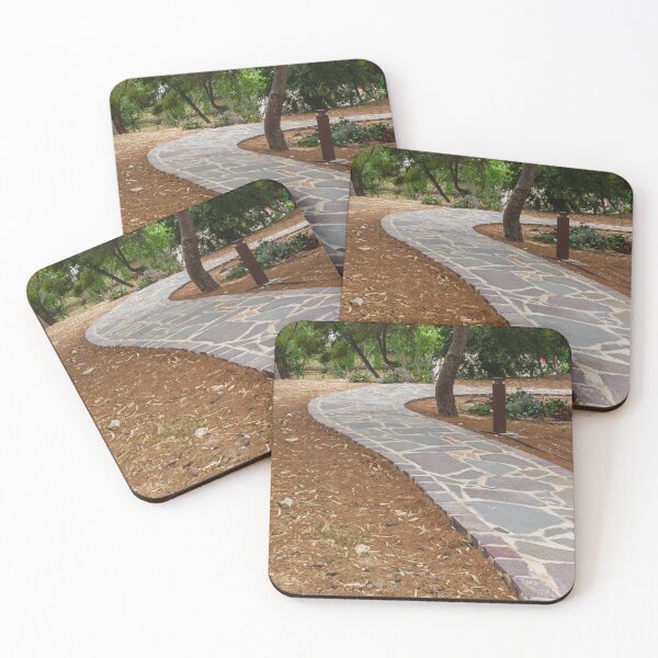 Item preview, Serene Stone Path Through a Peaceful Parkland Surrounded by Mature Trees designed and sold by Nmallia.