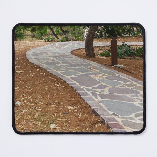 Item preview, Serene Stone Path Through a Peaceful Parkland Surrounded by Mature Trees designed and sold by Nmallia.