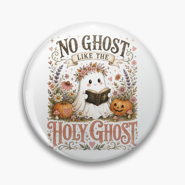 Item preview, Cute Faith Ghost Reading Bible Floral Christian Halloween designed and sold by WILLIAMS-BR.