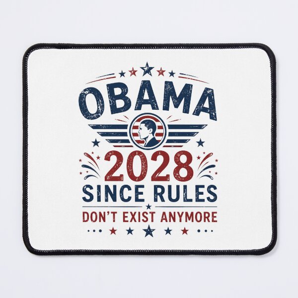 Item preview, Obama 2028, Since Rules Dont Exist Anymore, Retro Political Satire, Sarcastic Election designed and sold by Cchotlan.