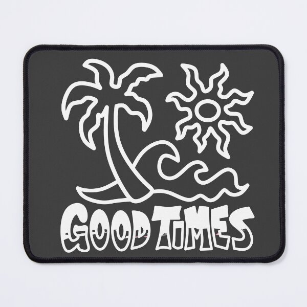 Item preview, Good Times Minimalist Beach Typography Design designed and sold by NUSA NIPA.