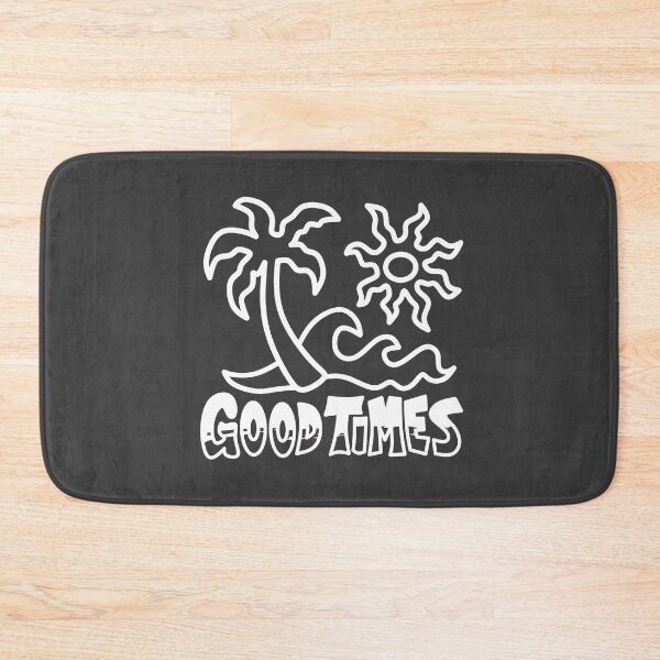 Item preview, Good Times Minimalist Beach Typography Design designed and sold by NUSA NIPA.