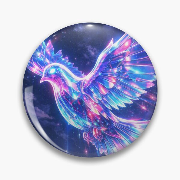 Item preview, Vibrant Cosmic Phoenix Mythical Bird Celestial Art designed and sold by Ink-verse-.