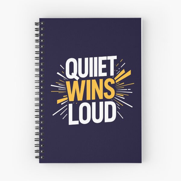 Item preview, Quiet Wins Loud. Motivational Quote Typography. Powerful Mindset Design designed and sold by Aarvya Fashion Club ( A.F.C ).