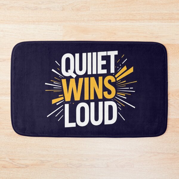 Item preview, Quiet Wins Loud. Motivational Quote Typography. Powerful Mindset Design designed and sold by Aarvya Fashion Club ( A.F.C ).