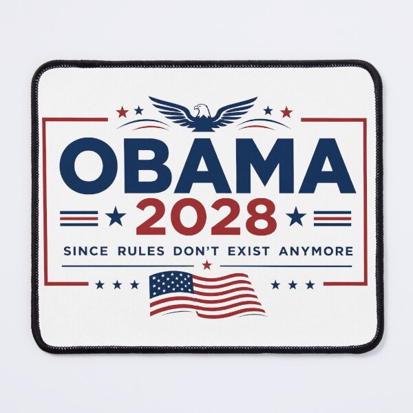 Item preview, Obama 2028, Since Rules Dont Exist Anymore, Retro Political Satire, Sarcastic Election designed and sold by Cchotlan.