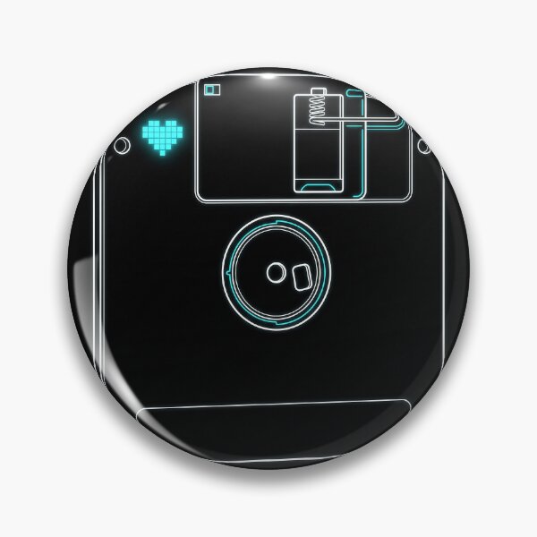Item preview, Retro 3.5 Floppy Disk - 80s Tech Geek Vector Sticker designed and sold by MissoStudio.