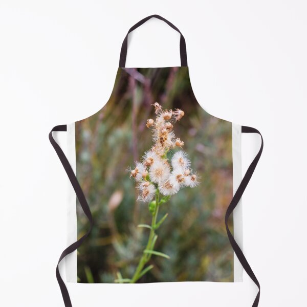 Item preview, Close-Up of White Fluffy Flower Against Blurry Green Background designed and sold by Nmallia.
