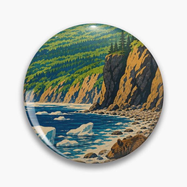 Item preview, Shiretoko Japan Retro Outdoors Art designed and sold by VisualArtsOasis.