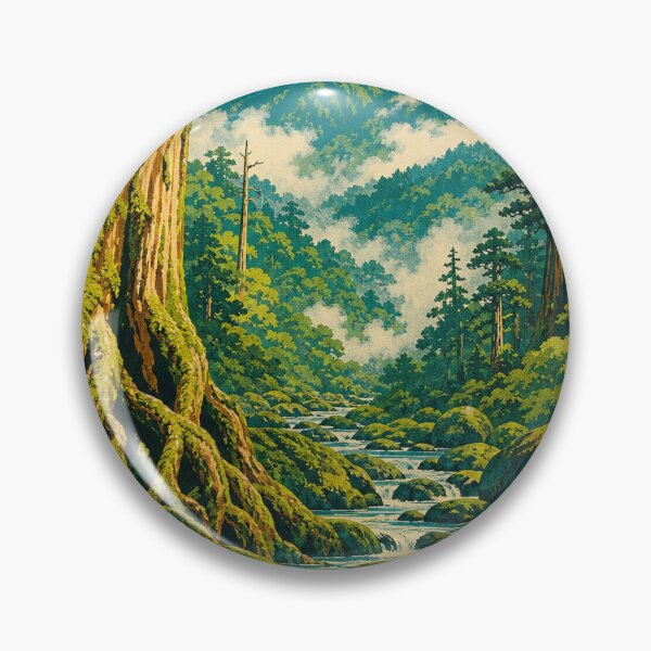 Item preview, Yakushima Japan Retro Outdoors Art designed and sold by VisualArtsOasis.