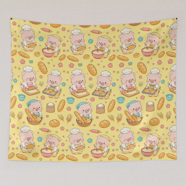 Item preview, Piggy Little Baker Bread Pattern designed and sold by Soft Berry Studio.