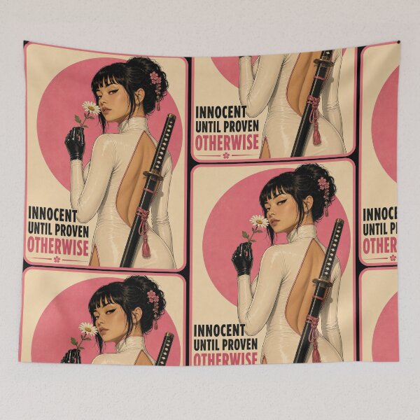 Item preview, Innocent Until Proven Otherwise – Japanese Katana Girl designed and sold by obstinator.