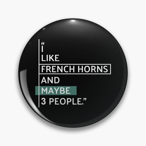 Item preview, I Like French Horns designed and sold by MaryAller.