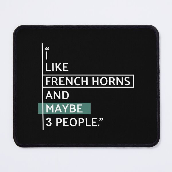 Item preview, I Like French Horns designed and sold by MaryAller.