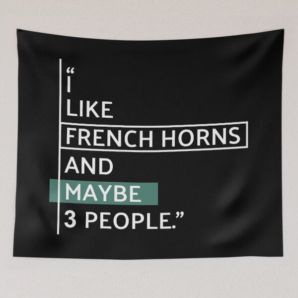 Item preview, I Like French Horns designed and sold by MaryAller.