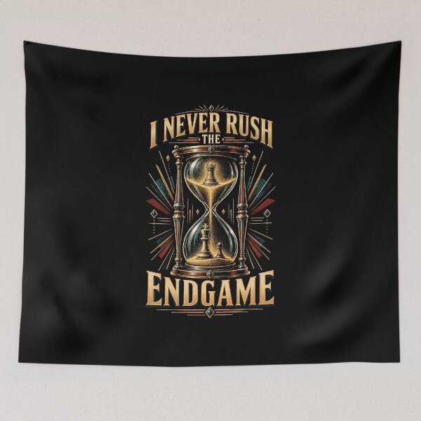 Item preview, I Never Rush The Endgame Vintage Chess Player Art designed and sold by Gustavo Navarro.