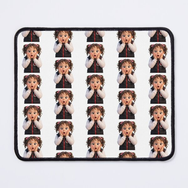 Item preview, Cute Surprised Girl – Adorable Wow Expression designed and sold by GoldenSparkleShop.