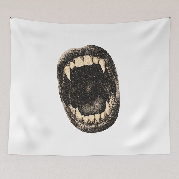 Item preview, Vampire Fangs Mouth Retro Gothic Halloween Gift designed and sold by Artycom.