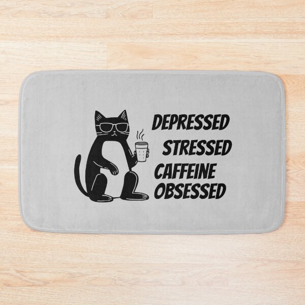 Item preview, Depressed Stressed Caffeine Obsessed designed and sold by monika-arthing.