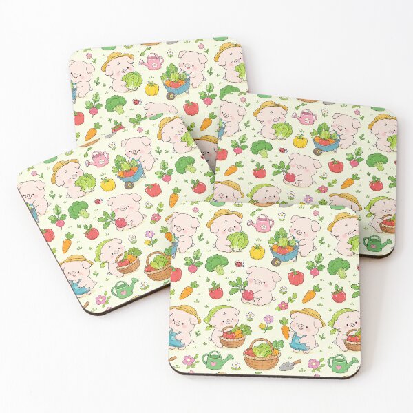 Item preview, Piggy Veggie Harvest Pattern designed and sold by Soft Berry Studio.