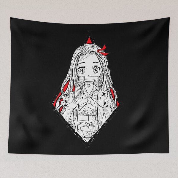 Item preview, Nezuko Fan designed and sold by Petal-Path.