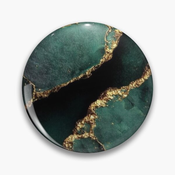 Item preview, Green and Gold Marble  designed and sold by ZedColors.