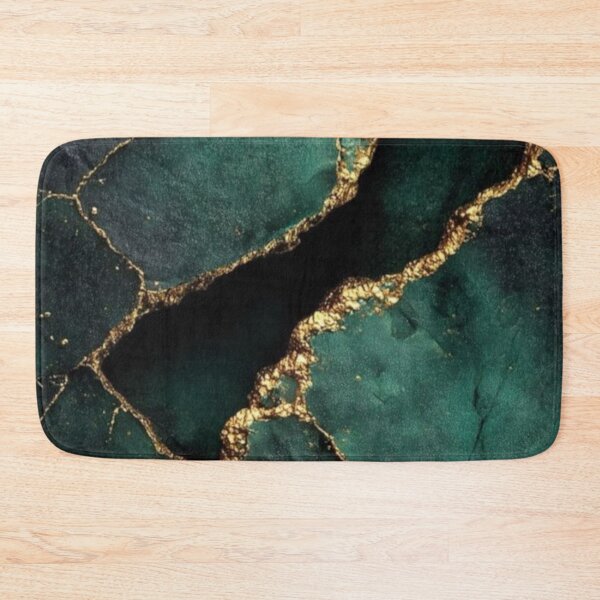 Item preview, Green and Gold Marble  designed and sold by ZedColors.