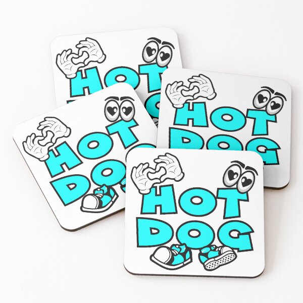 Item preview, HOT DOG  - FOOD  Comic Character Bold Urban designed and sold by NFTWords.