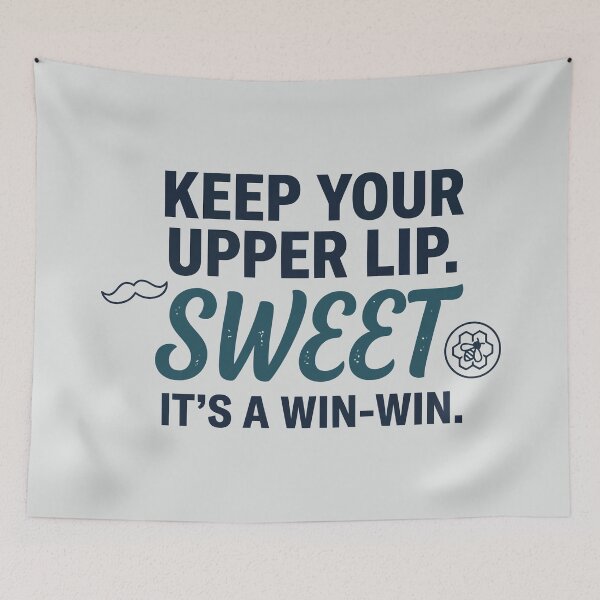 Item preview, Keep Your Upper Lip Sweet It's A Win Win designed and sold by Amir Faysal.