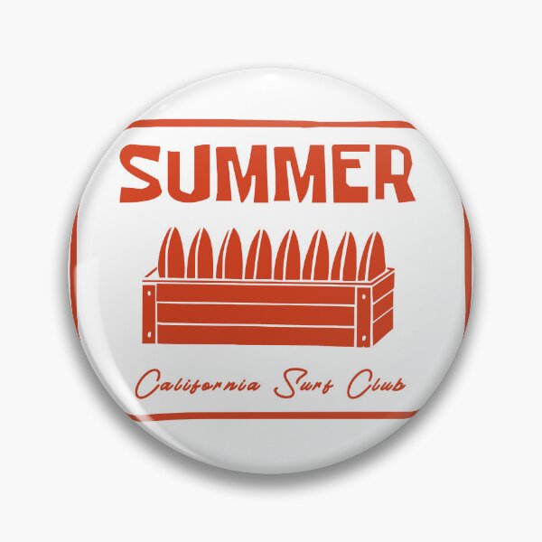 Item preview, Summer California Surf Club Retro Badge designed and sold by NUSA NIPA.