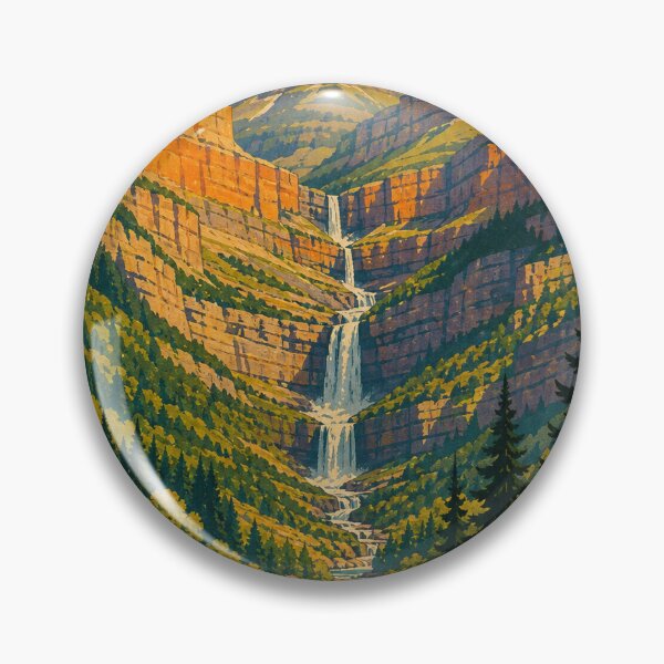 Item preview, Ordesa Spain Retro Outdoors Art designed and sold by VisualArtsOasis.