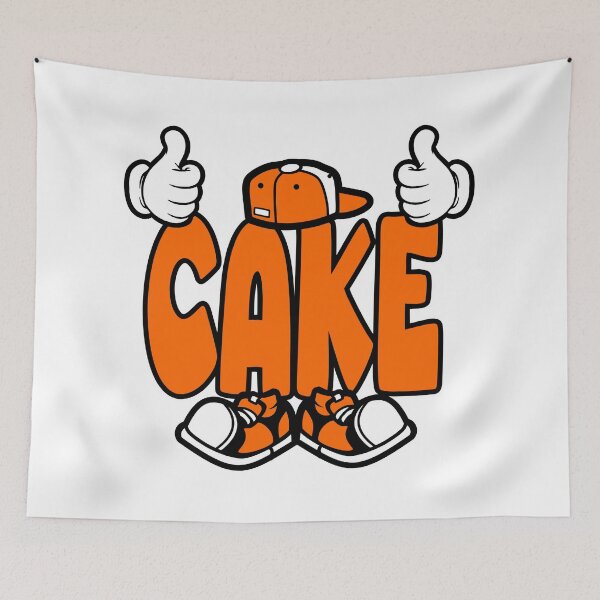 Item preview, CAKE- FOOD Street Lettering Cartoon Character  designed and sold by NFTWords.