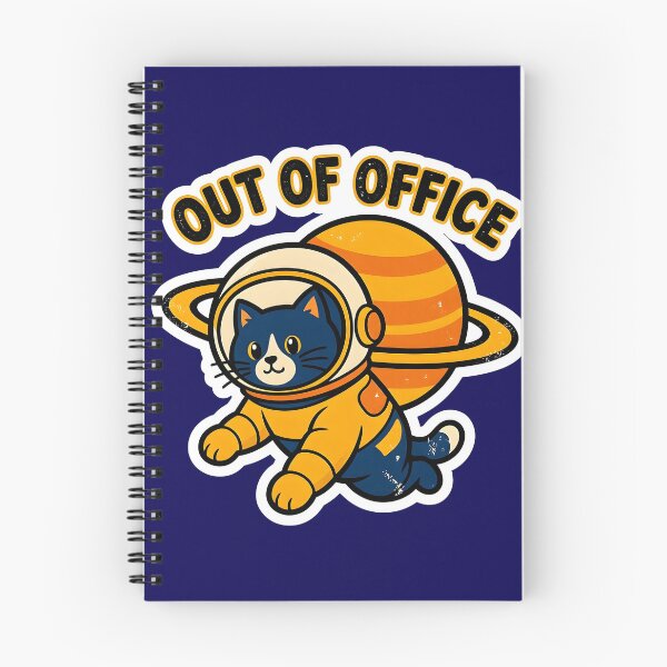 Item preview, Out of Office Space Cat Astronaut designed and sold by Herodestroyer.