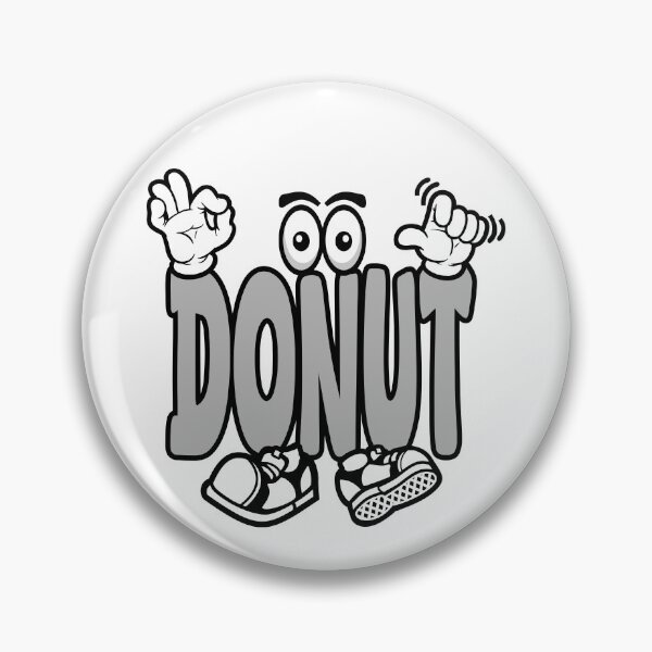 Item preview, DONUT - FOOD Grafitti Character Bold Retro designed and sold by NFTWords.