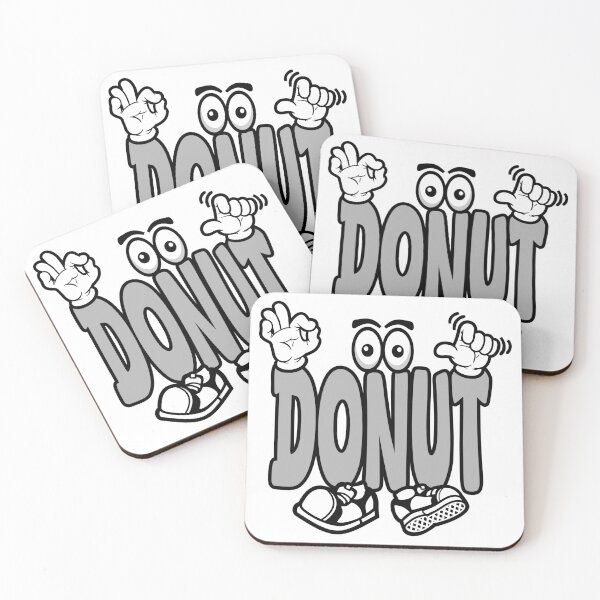 Item preview, DONUT - FOOD Grafitti Character Bold Retro designed and sold by NFTWords.