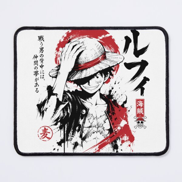 Item preview, Luffy One Piece Anime Design – Monkey D. Luffy Straw Hat Pirate designed and sold by Dlvznbm.