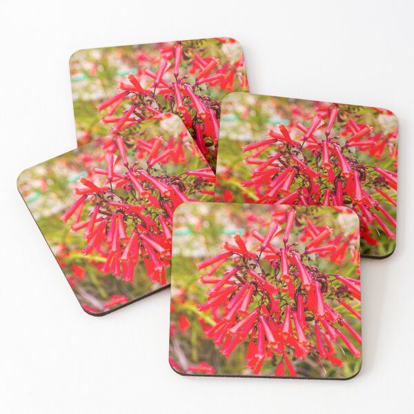 Item preview, Vibrant Red Flower Cluster in a Garden Setting designed and sold by Nmallia.