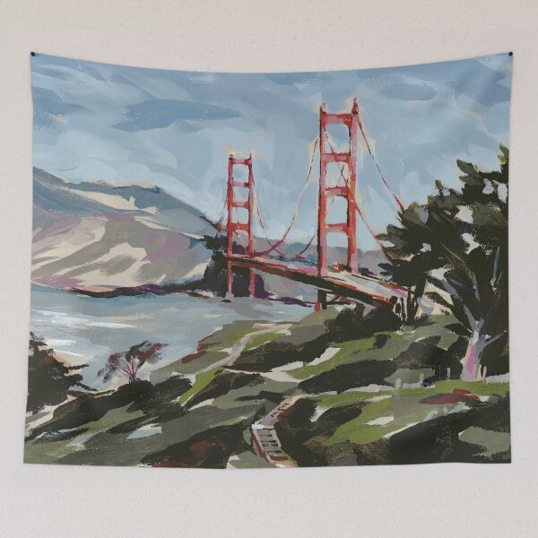 Item preview, Golden Gate Bridge Landscape designed and sold by Steve Haskamp.