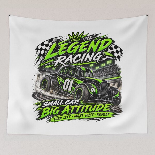 Aperçu de l'œuvre Legend Racing Big Attitude créée et vendue par MJ3in1.