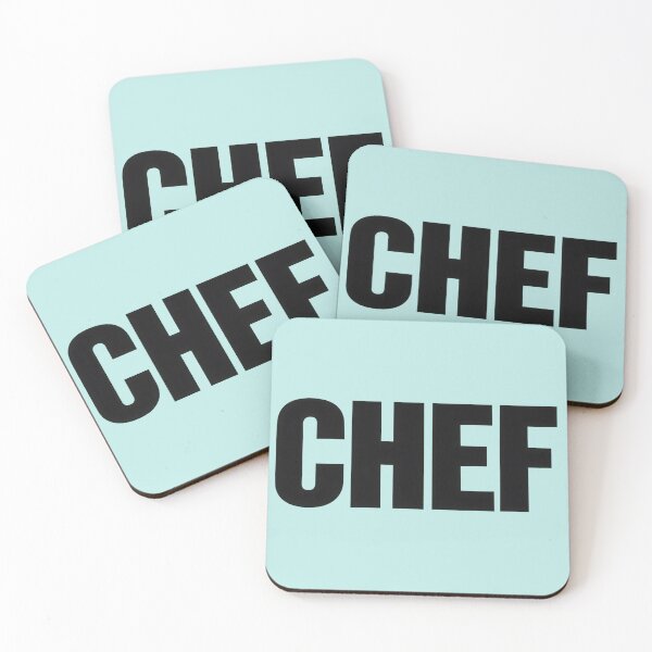 Item preview, Chef Bold Black Text Design – Culinary Professional and Cook Gift designed and sold by KawaiiOrbit.
