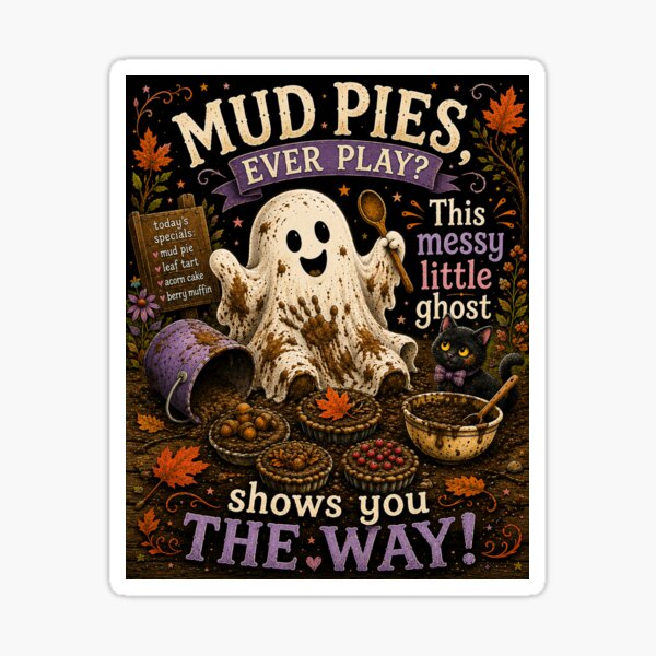 Item preview, Mud Pies, Ever Play? — Messy Little Ghost designed and sold by Novel Works Studio.