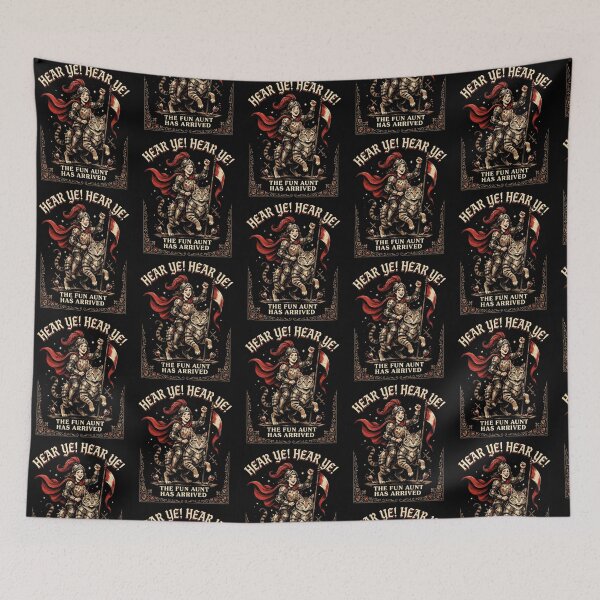 Item preview, Hear Ye Hear Ye The Fun Aunt Has Arrived Funny Aunt Knight designed and sold by Redgiant87x.
