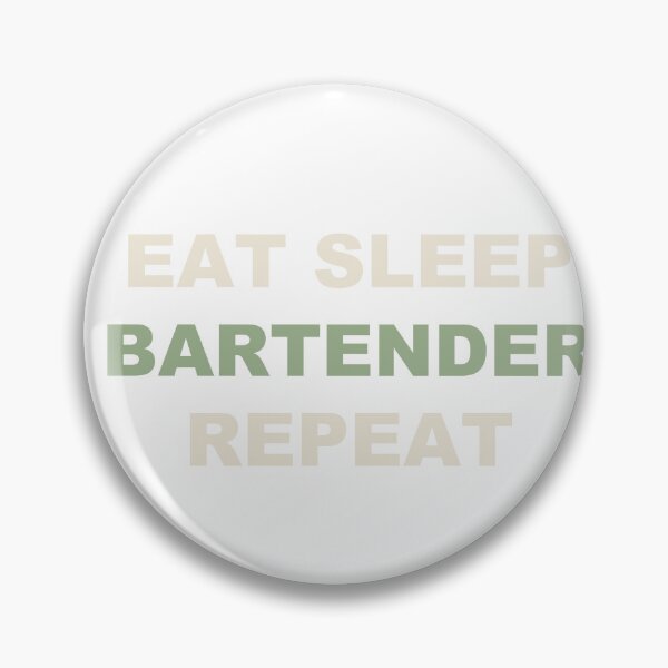 Item preview, Eat Sleep Bartender Repeat - Bartender designed and sold by RetroThreadWorks.