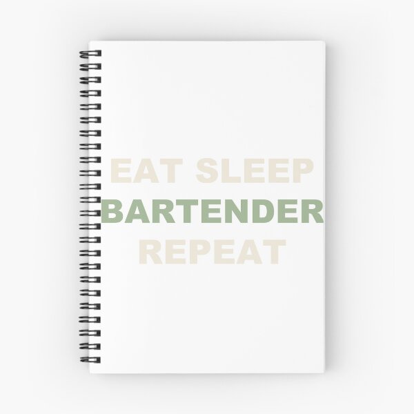 Item preview, Eat Sleep Bartender Repeat - Bartender designed and sold by RetroThreadWorks.