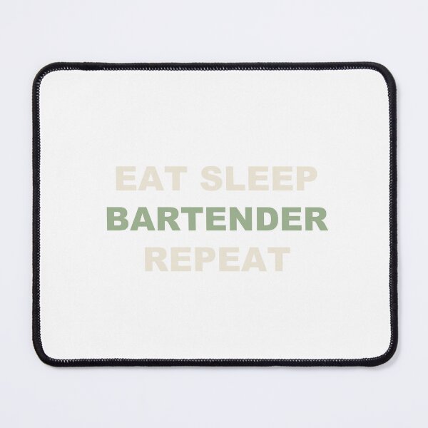 Item preview, Eat Sleep Bartender Repeat - Bartender designed and sold by RetroThreadWorks.