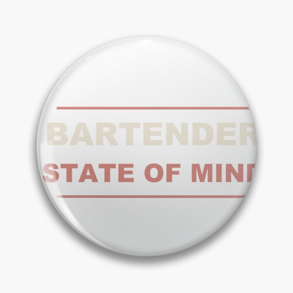 Item preview, Bartender State Of Mind - Bartender designed and sold by RetroThreadWorks.